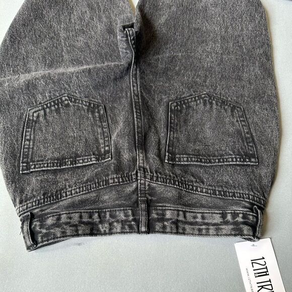 5 for $40 NWT Lets Adventure Denim Jeans Pants Women Size 25 Black - Picture 11 of 11